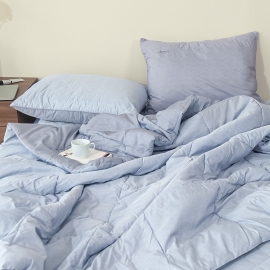 Chăn Chần Bông Eva Blue 1.5x2m | 2x2.3m