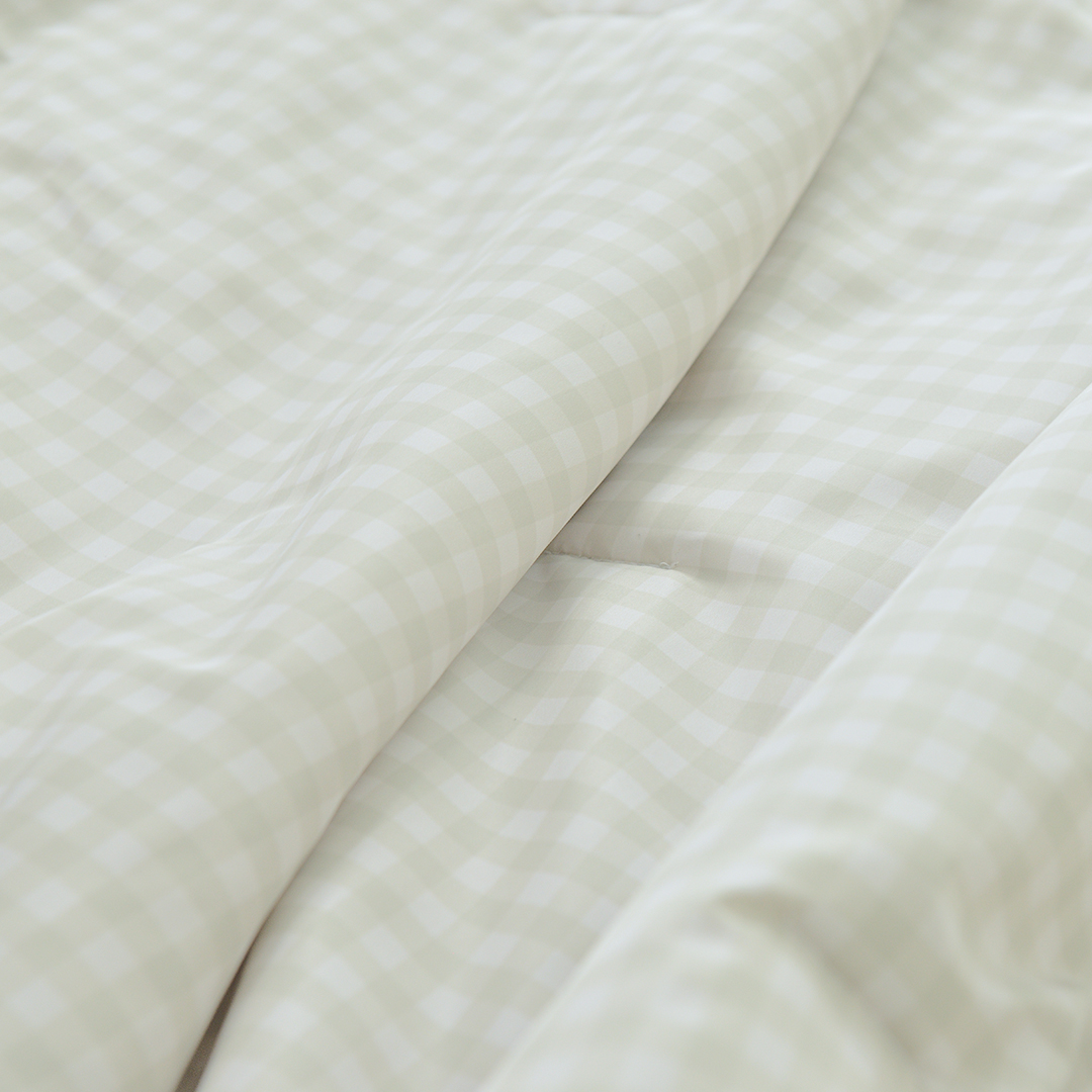 Chăn Chần Bông Green Check 1.5x2m | 2x2.3m