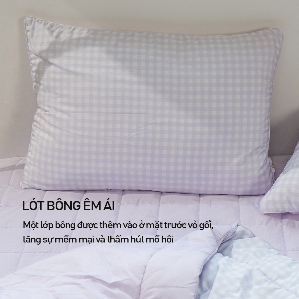 Vỏ Gối Nằm 50x70cm - Check Series (3 Mẫu)